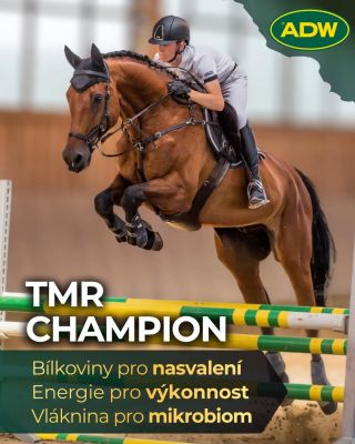 TMR Champion je krmivo vybalancované tak, aby váš koňský parťák dostal vše potřebné bez zbytečné zátěže organismu. 💪...