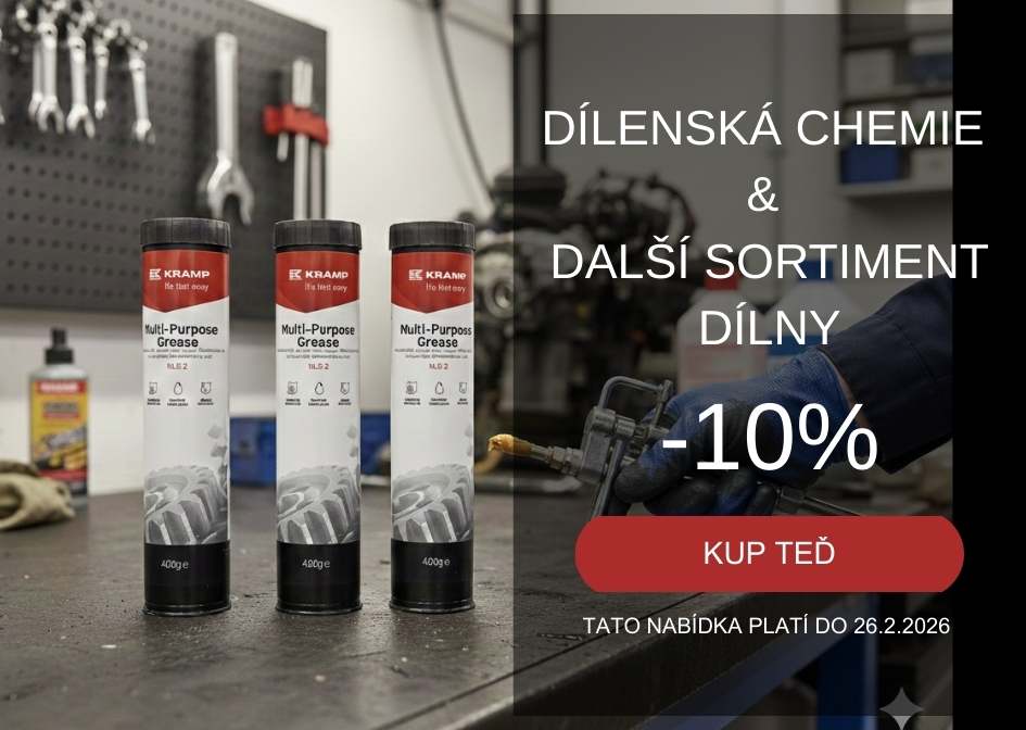 Dílenská chemie a další sortiment v kategorii dílna zlevněn o 10%!