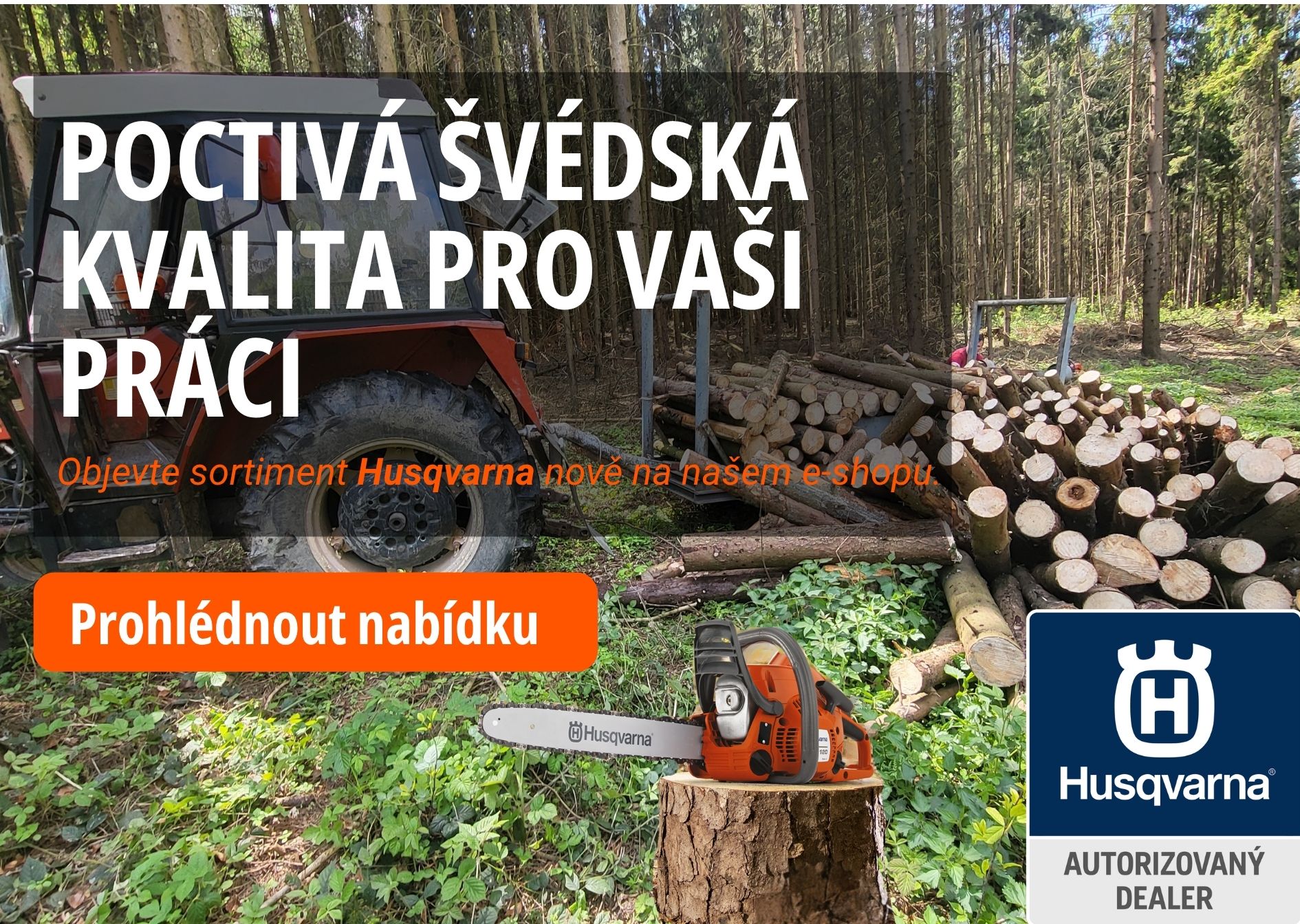 Sortiment švédské značky Husqvarna nově v nabídce našeho e-shopu.