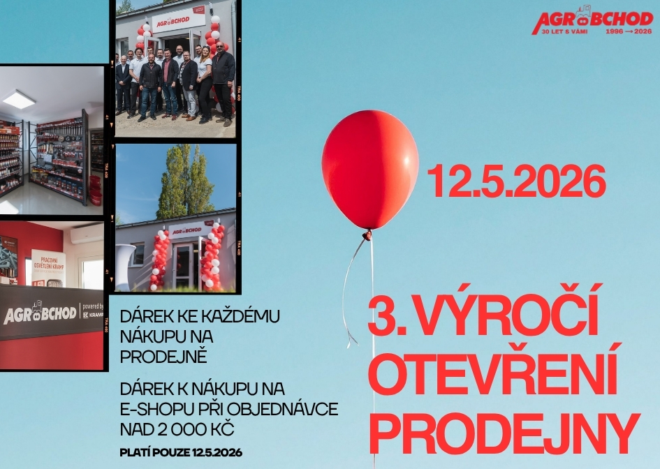 3. výročí otevření prodejny Agroobchod v areálu naší společnosti.