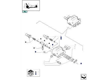 Sada hydrauliky válce