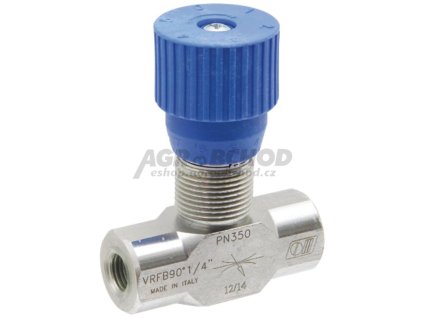 Oleodinamica Marchesini Škrticí ventil VRFB -1/4" BSP knoflík