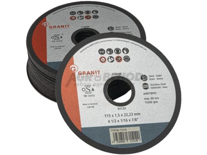 GRANIT Řezný kotouč Ø 115 x 1,5 mm