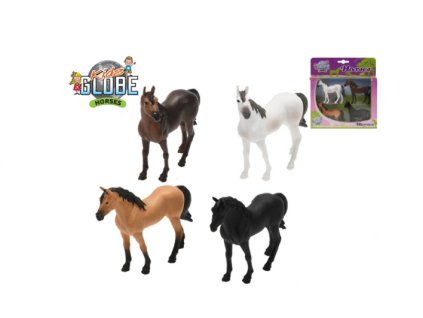 Kids Globe Sada 4 různých koní