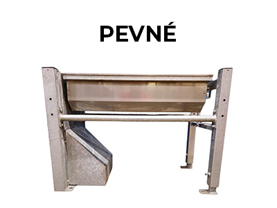Pevné žlaby, vyhřívané