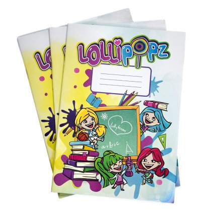Lollipopz - školní sešit (více variant)