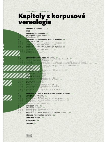 Kapitoly z korpusové versologie