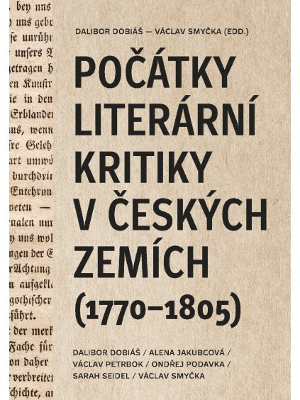 pocatky lit kritiky