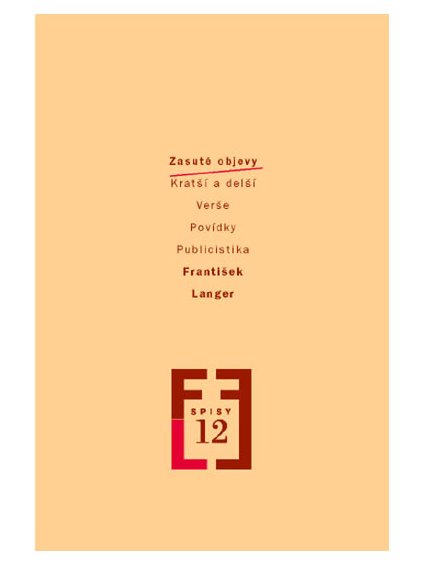 Spisy, sv. 12. Zasuté objevy