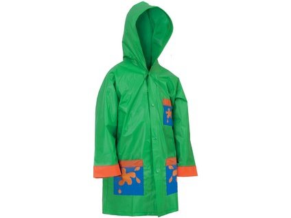 Dětská pláštěnka FROGY, zelená (Velikost 150 cm)