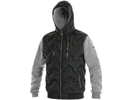 Bunda CXS FLINT, pánská, černo - šedá (Velikost 3XL)