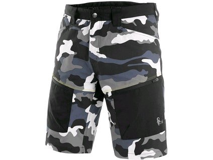 Kraťasy CXS DIXON, pánské, šedo - bílé (maskáč) (Velikost 3XL)