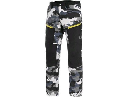 Kalhoty CXS DIXON, pánské, šedo-bílé (maskáč) (Velikost 3XL)