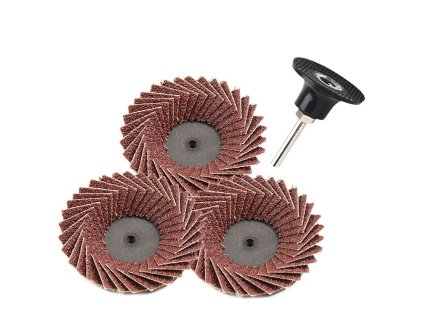 27618 kotouc brusny lamelovy miskovy flexi disc 50 mm p40 oxid hlinity