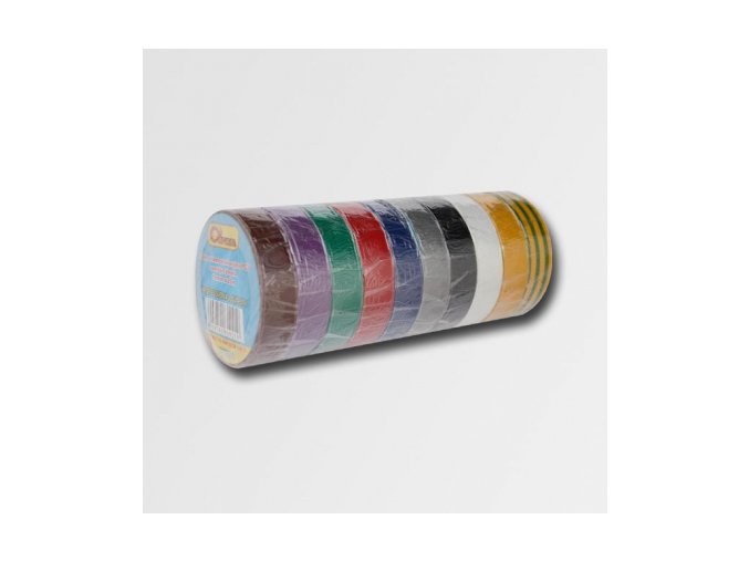 Páska izolačních PVC 19mmx10m barevná bal10ks Aldivex