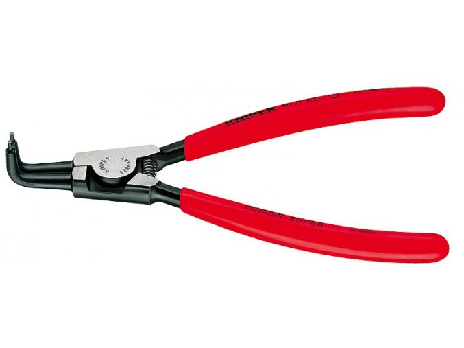 kleste na pojistne krouzky pro hridele 10 25 mm zahnute knipex 4621a11 aldivex