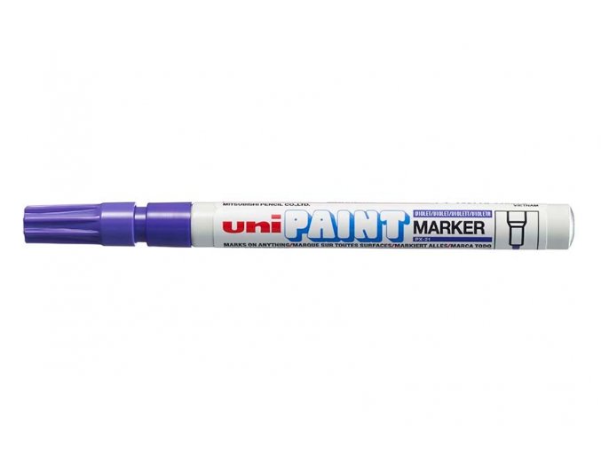 Fix popisovací olejový (marker) PX 21(L), fialový, 1,5mm, UNIPAINT