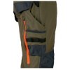 Kalhoty CXS NAOS pánské, olivové, HV oranžové doplňky,2