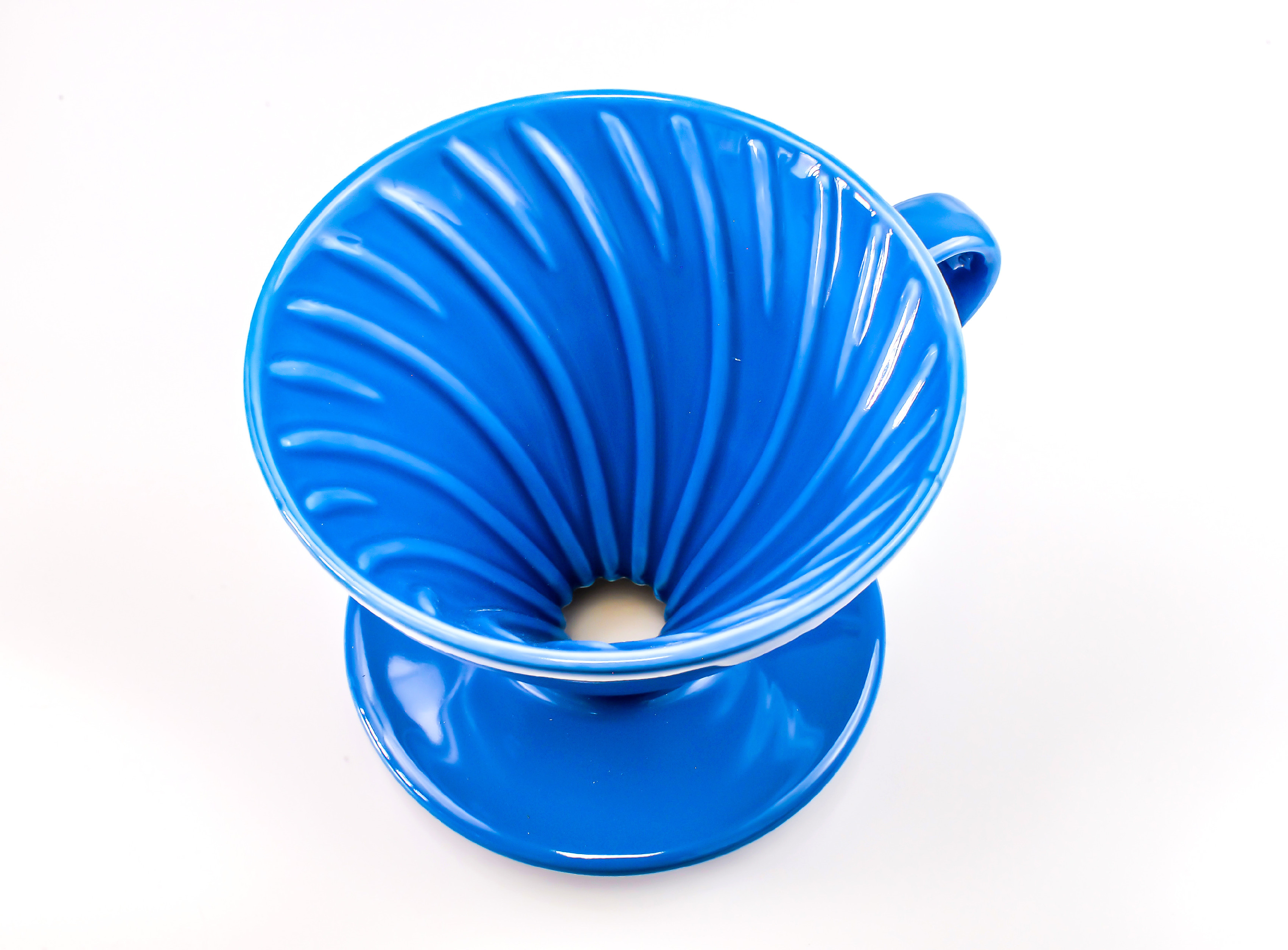 Hario keramický Dripper na kávu V60-02 tyrkysově modrý + 40 filtrů