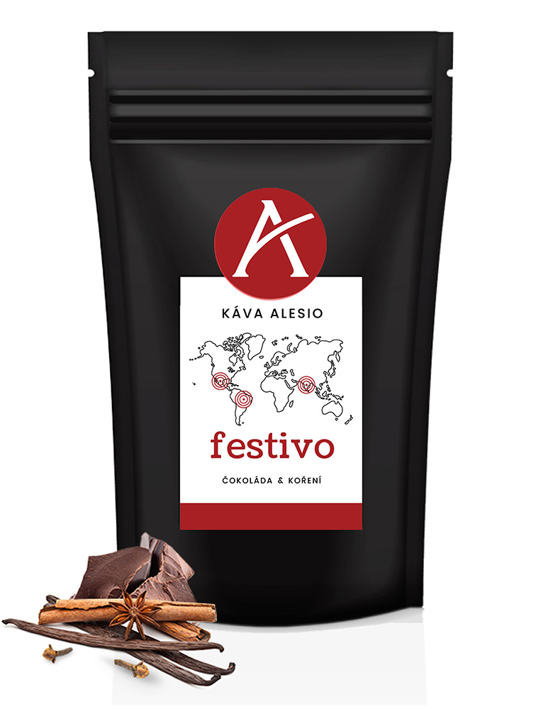 Káva Alesio Festivo 250g, MLETÁ