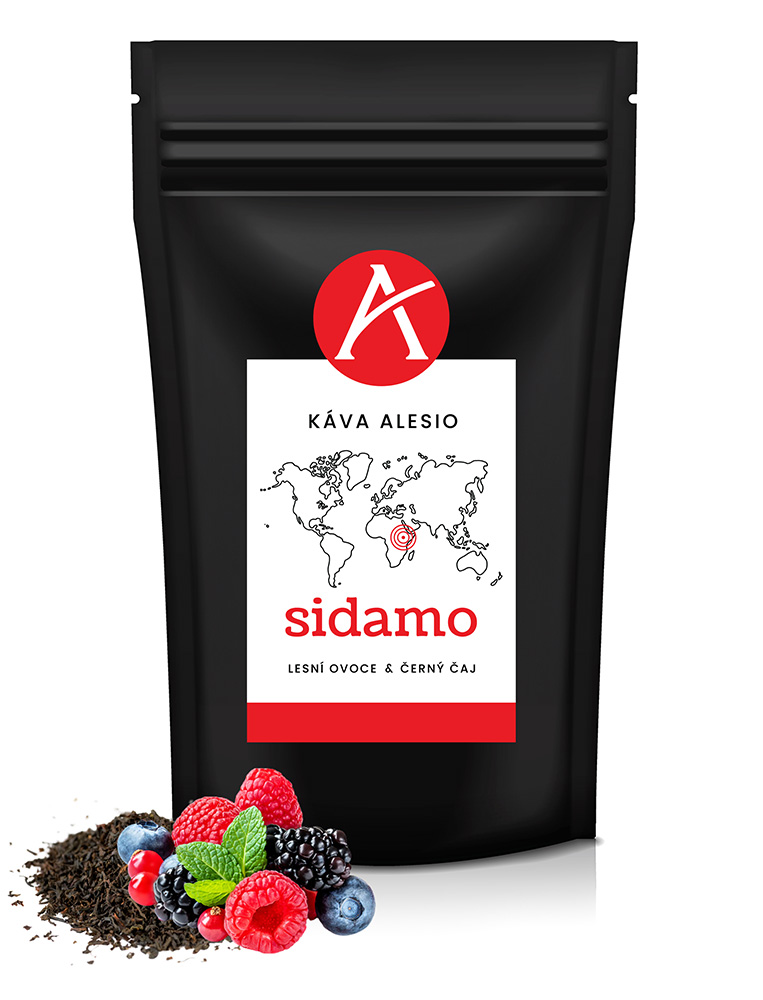 Káva Alesio Sidamo 500g, MLETÁ