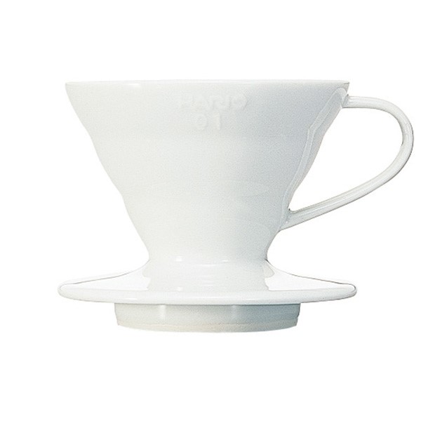 Hario keramický Dripper na kávu V60-01 bílý