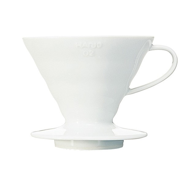 Hario keramický Dripper na kávu V60-02 bílý