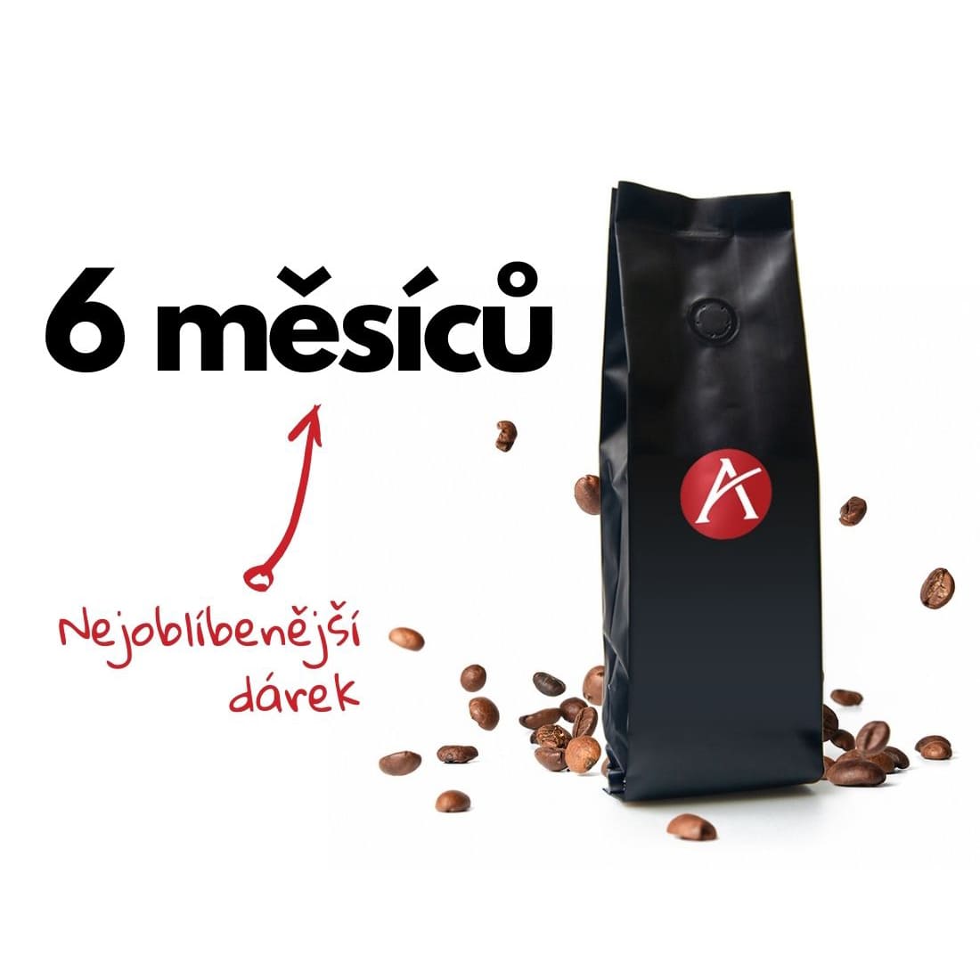 Kávové předplatné 6 měsíců - předplacené 250g, ZRNKOVÁ