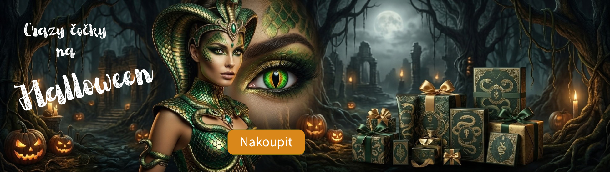 Halloween crazy čočky