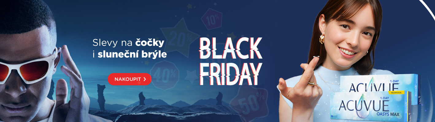 Kontaktní čočky se slevou jako na Black friday