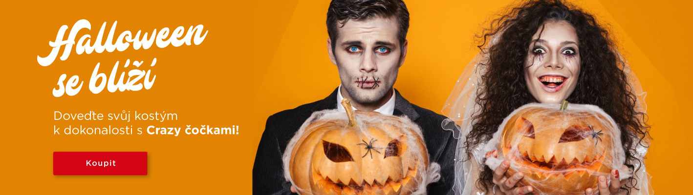 Kontaktní čočky na Halloween