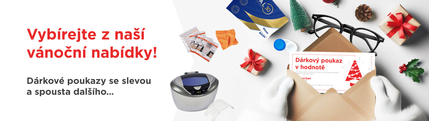 Vánoční nabídka kontaktních čoček