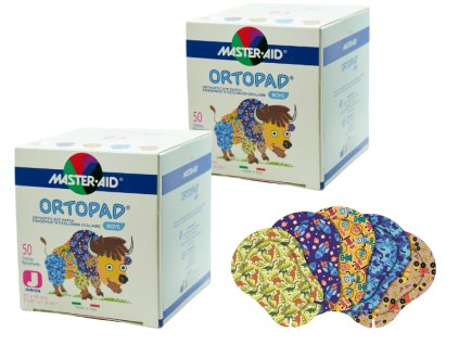 Dětské okluzory Ortopad Boys 2x50 kusů (Velikost Medium)