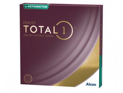 Kontaktní čočky Dailies Total1 for astigmatism (90 čoček)