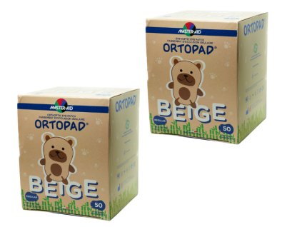 Dětské okluzory Ortopad Skin Beige 2x50 kusů (Velikost Junior)