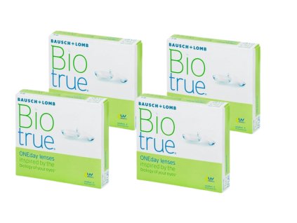 Biotrue ONEday (90 čoček) výhodné balení 4 krabiček (Dioptrie - sph -9,00, Průměr - DIA 14,2, Zakřivení - B.C. 8,6)