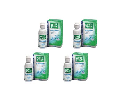 Opti-Free PureMoist výhodné balení 4x90 ml