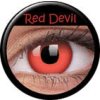 ColourVue Crazy Red Devil 2 ks jednodenní nedioptrické (Dioptrie - sph +0,00, Zakřivení - B.C. 8,6)