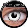 Crazy White Zombie 2 ks jednodenní nedioptrické (Dioptrie - sph +0,00, Zakřivení - B.C. 8,6)