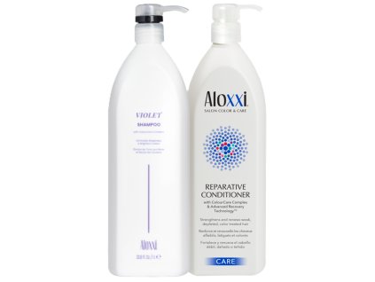 šampon violet a kondicioner rekonstrukce 1L