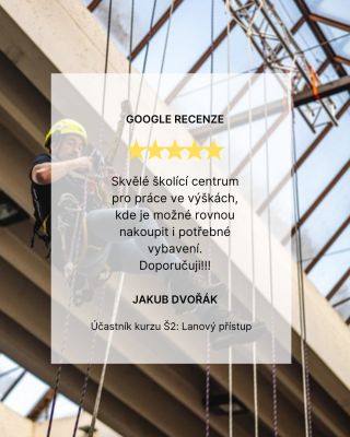 "Skvělé školící centrum pro práce ve výškách, kde je možné rovnou nakoupit i potřebné vybavení. Doporučuji!!!" Moc nás...