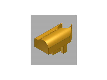 Lateral door cap - right