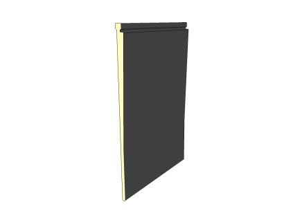 Těsnící guma čela 145 (pro hranu 120mm)