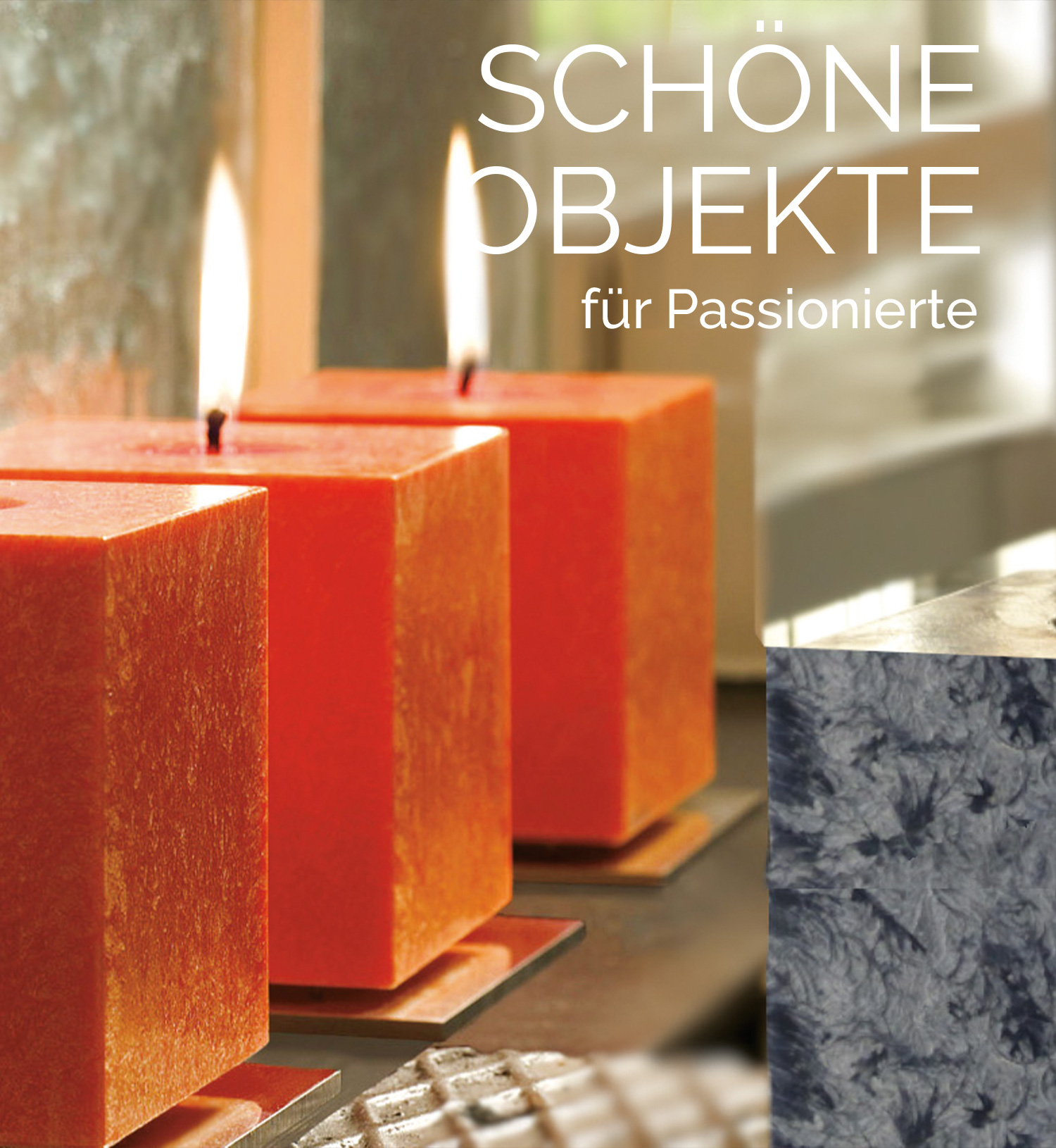 schöne Objekkerzen