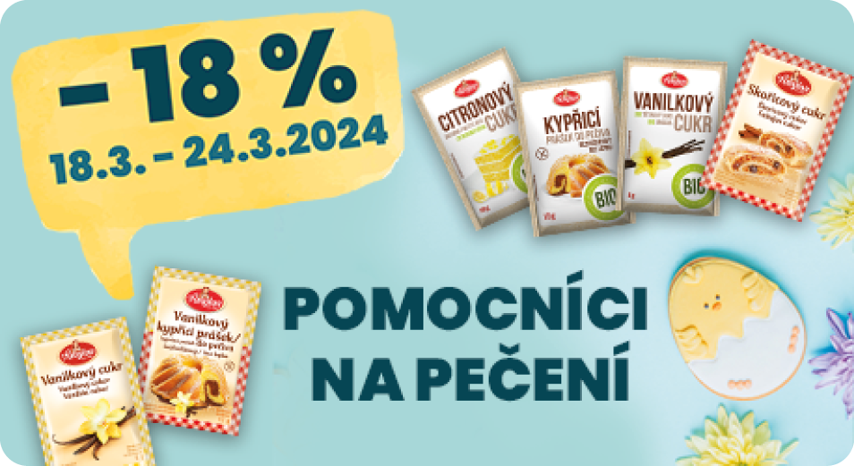 Velikonoční pečení voňavější a výhodnější