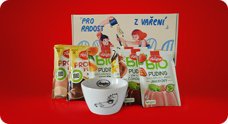 Darujte pudingovou sadu s miskou