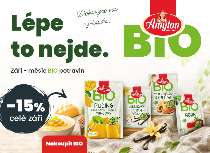 Sleva 15% na všechno BIO po celé měsíc září