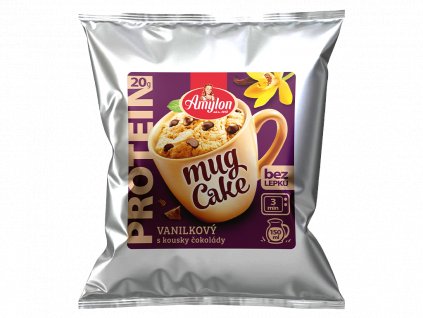 protein mug cake vanilkovy s kousky cokolady bez lepku