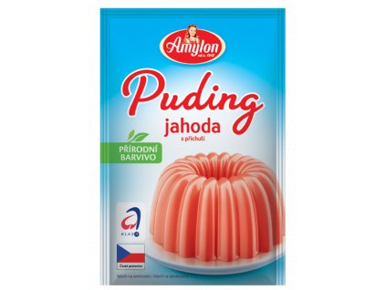 tradicni puding prichut jahoda amylon