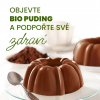 BIO puding čokoládový bez lepku autenticka chut lehce stravitelny snadna priprava vyklopený